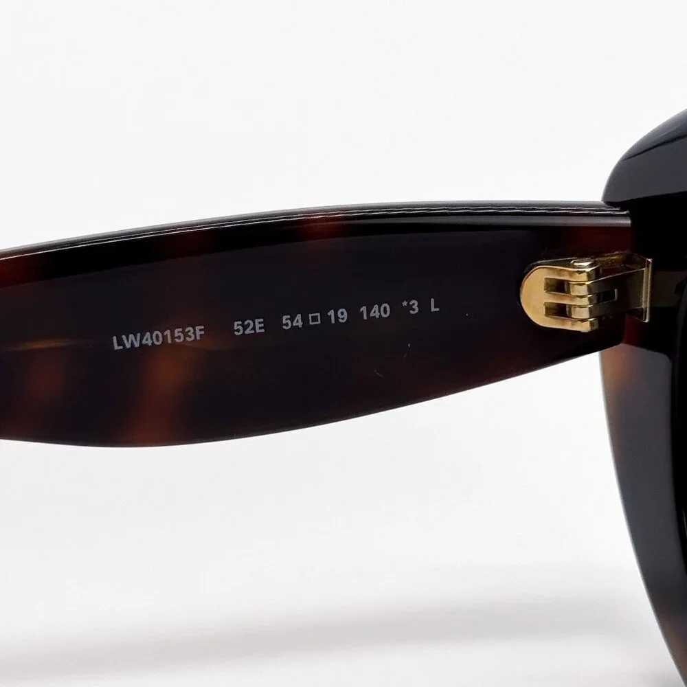 NEW LW40153F 52E, LOEWE WOMEN HAVANA GREY SUNGLASSES LOEWE